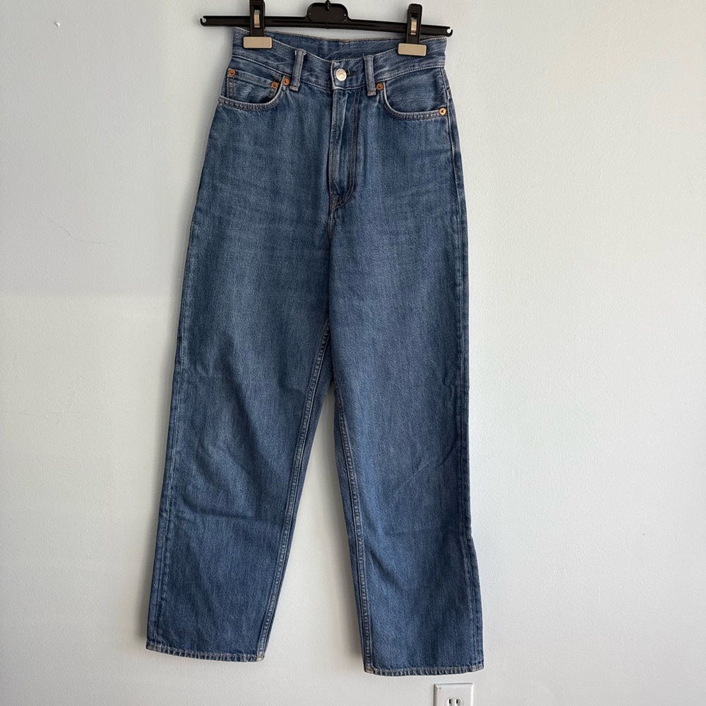Acne Studios High-Rise Wide-Leg Jeans